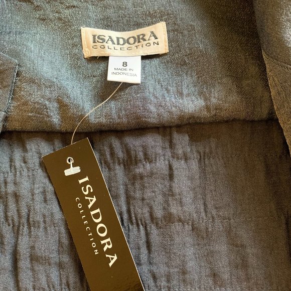 Isadora Grey Shrug Cover for Dressy Outfit Size 8 - Picture 3 of 4